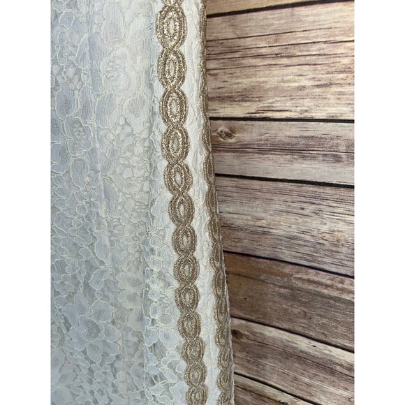 Women's Lilly Pulitzer Mila Lace Gold Cord Shift Dress Size 8 - Picture 4 of 7